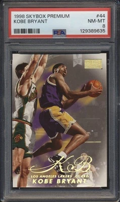 1998 SkyBox Premium баскетбол Коби Брайант #44 PSA 8 LOS ANGELES LAKERS NMMT HOF - Изображение 1 из 2