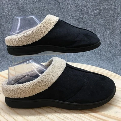 Тапочки мужские Dearfoam 13-14 XL Mule синие без шнуровки с круглым носком низкие верхние комфортные плоские - Изображение 1 из 4