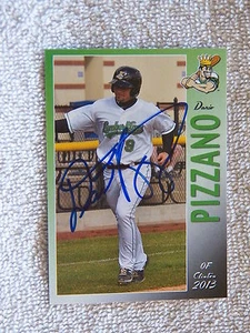 Seattle Mariners Dario Pizzano firmato 2013 Clinton LumberKings card auto - Foto 1 di 1