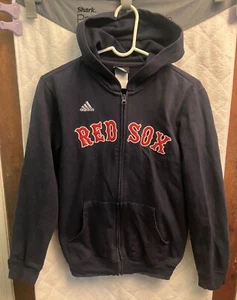 Adidas Boston Red Sox Hoodie Sweatshirt, Embroidered (Youth L 14-16) - Picture 1 of 10