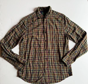 SCOTCH & SODA Amsterdam blau kariertes Flanell Button Down Hemd - Größe L - Bild 1 von 5