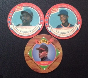 1989 King-B Tony Gwynn #21 & Darryl Strawberry #15 & 1995 Fred McGriff #13 Lot - Bild 1 von 8