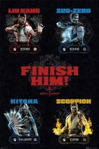 Impact Merch. Poster: Mortal Kombat 1 - Grid - Reg Poster 610mm x 915mm #461 - Picture 1 of 1
