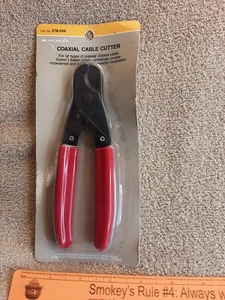 6" Cable Cutters Archer 278-244 Coaxial Cable Cutter For Cable  - Picture 1 of 3