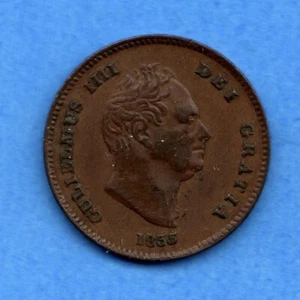 1/3 Farthing 1835 Great Britain Coin - Picture 1 of 2