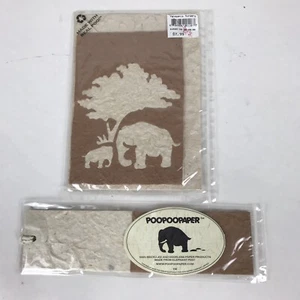The Great Elephant Poo Poo Paper Company Grußkarte mit Umschlag und Lesezeichen - Bild 1 von 6