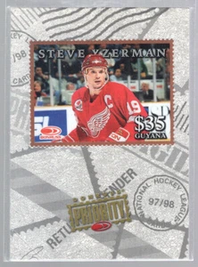 * 1997-98 Donruss Priority - Stamps Bronze - STEVE YZERMAN - Picture 1 of 2