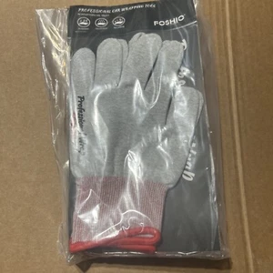 FOSHIO Vinyl Wrap Gloves Professional Anti-Static Application Gloves Carbon F... - Picture 1 of 2