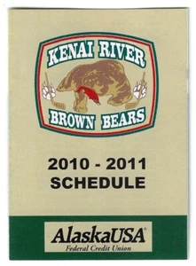 2010-11 Kenai River Brown Bears NAHL Hockey Schedule !!! Subway - Picture 1 of 1