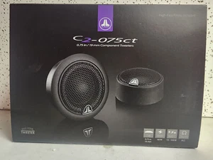 JL Audio C2-075ct 3/4" TWEETERS SILK SOFT DOME 150W FREE SHIPPING - Picture 1 of 3
