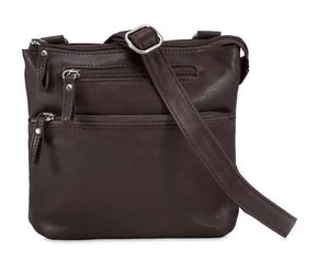Osgoode Marley tracolla piccola da viaggio in pelle 7002 - Foto 1 di 15