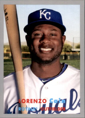 2015 Archives Lorenzo Cain #d /199 Silver Parallel Gray Royals #27 - Image 1 of 2