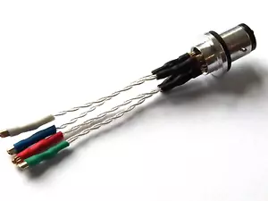 Litz 5N Silver Wire Headshell Connecting Socket For QL-Y5F Turntable Use - Picture 1 of 6