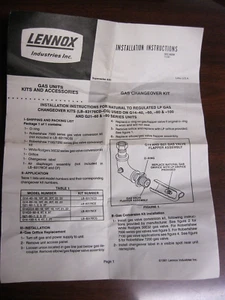 Gas Valve Conversion Kit - Picture 1 of 7