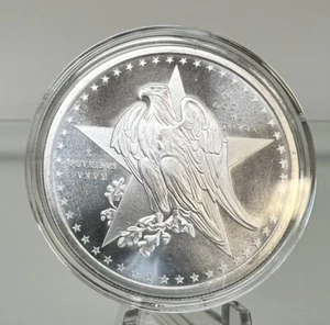 REMEMBER THE ALAMO 1 oz .999 Feinsilber Texas Eagle Medaille Stempelglanz in Kapsel - Bild 1 von 2