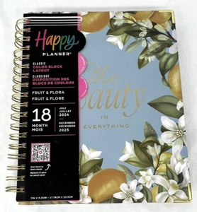2024-2025 FRUIT & FLORA HAPPY PLANNER Classic Color Block 18 Monate PTLCD18-038 - Bild 1 von 15