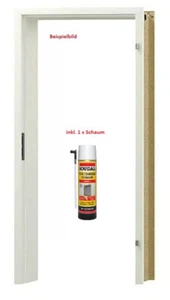 Türzarge Astra-Basiszarge, 1x Schaum, Esche weiß, DIN rechts 198,5 x 86 x 14 cm - Bild 1 von 5