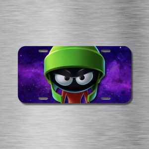Marvin the Martian Front License Plate Looney Tunes Cartoon Alien NEW