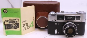 FED 4 fotocamera pellicola 35 mm a telemetro con obiettivo N-61 - Foto 1 di 6