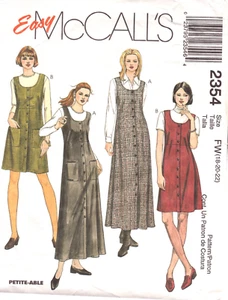 McCall's 2354 ~ Misses Jumper In Two Lengths-Petite-Able ~ Sizes 18-20-22 - Picture 1 of 6