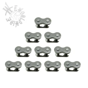 10pcs 420 Chain Master Link For 70cc 110cc Chinese Dirt Bike ATV Quad Go Kart - Picture 1 of 5