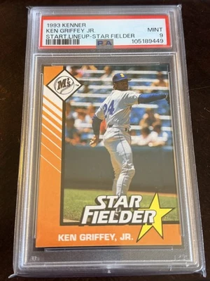 1993 Kenner Starting Lineup Ken Griffey Jr Star Fielder PSA 9 - Image 1 of 2