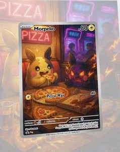 Custom Fan Art Pokemon Card Morpeko - Picture 1 of 1