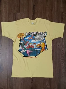 Vintage 80s Laughasarus Tee, Rare Retro Comic Shirt, Tagged Large, Fits S'Medium - Bild 1 von 8