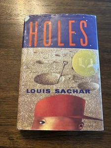 SIGNED Holes by Louis Sachar 1st Edition 4th Printing 1998 HCDJ - Bild 1 von 12