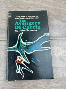 The Avengers of Carrig John Brunner 1969 First Edition Sci-Fi Dell - Picture 1 of 6