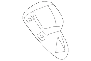 Genuine Volkswagen Release Handle 8T0-882-617-82V - Picture 1 of 2