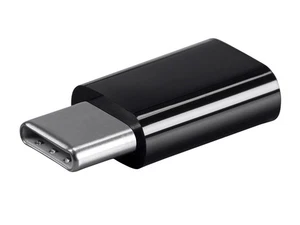 Monoprice USB-C to Micro B Adapter - Black, Male to Female With Gold Contacts - Picture 1 of 4