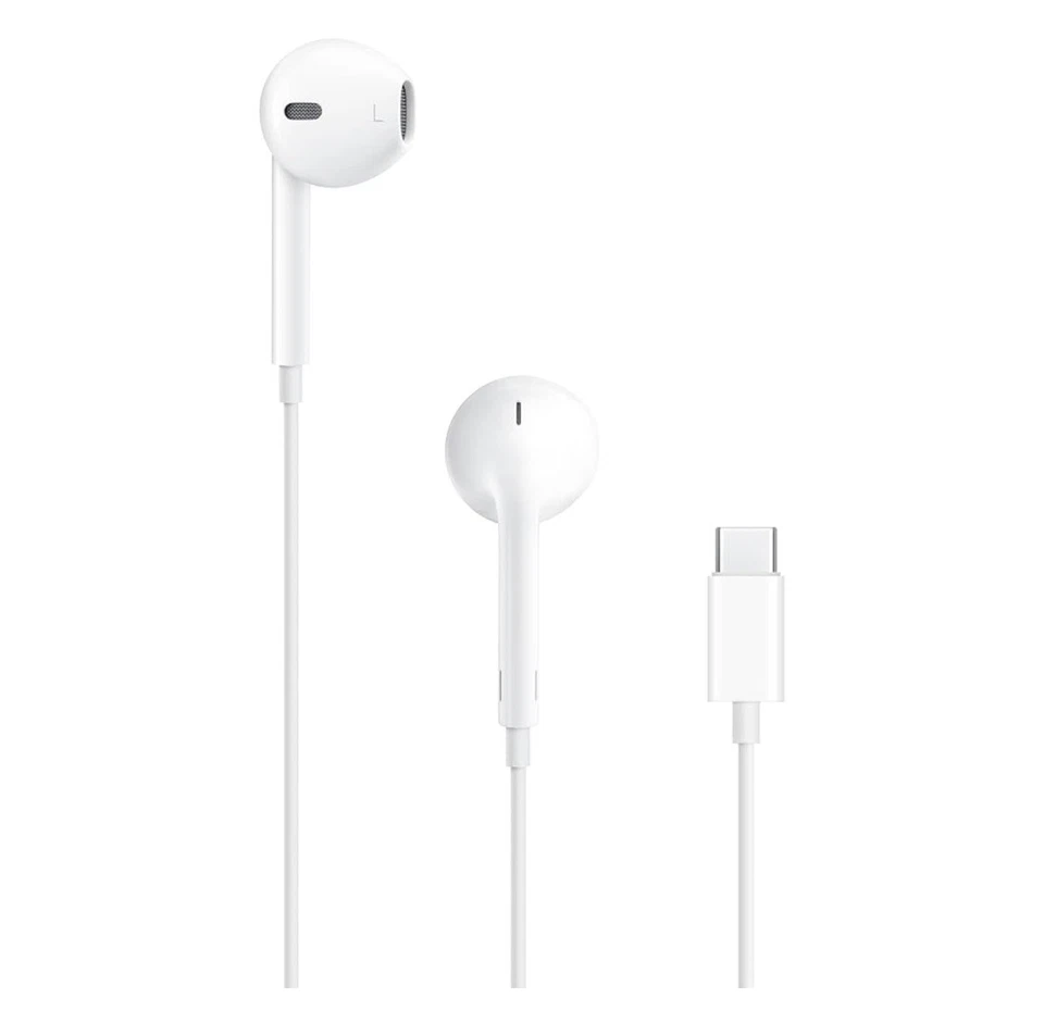 Apple EarPods Headphones with USB-C Plug, Wired Ear Buds with Built-in Remote - Image 1 of 4