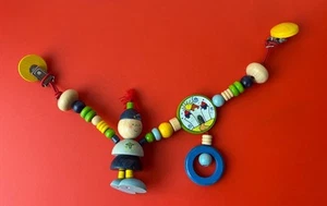 Kinderwagenkette Holz Baby Spielzeug Motorik Holz Motorikspielzeug Kinder Haba - Bild 1 von 5