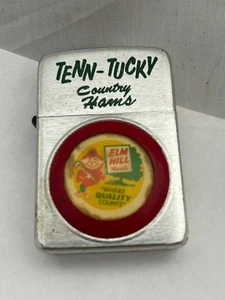 Tenn-Tucky Country Hams Flip Lighter - Elm Hill Meats - Made in USA - RARE - Picture 1 of 5