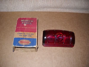 NOS Mopar 1946-1948 Plymouth Tail Light Lens Correct PHY Mint! - Picture 1 of 2