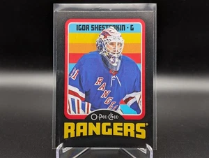 2024-25 O-Pee-Chee IGOR SHESTERKIN #511 Retro Black Border New York Rankers /100 - Picture 1 of 2