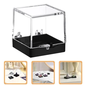 6 Stück Transparent Display Aufbewahrungsbox Etui für Sammlerstücke Mini Figur - Bild 1 von 12