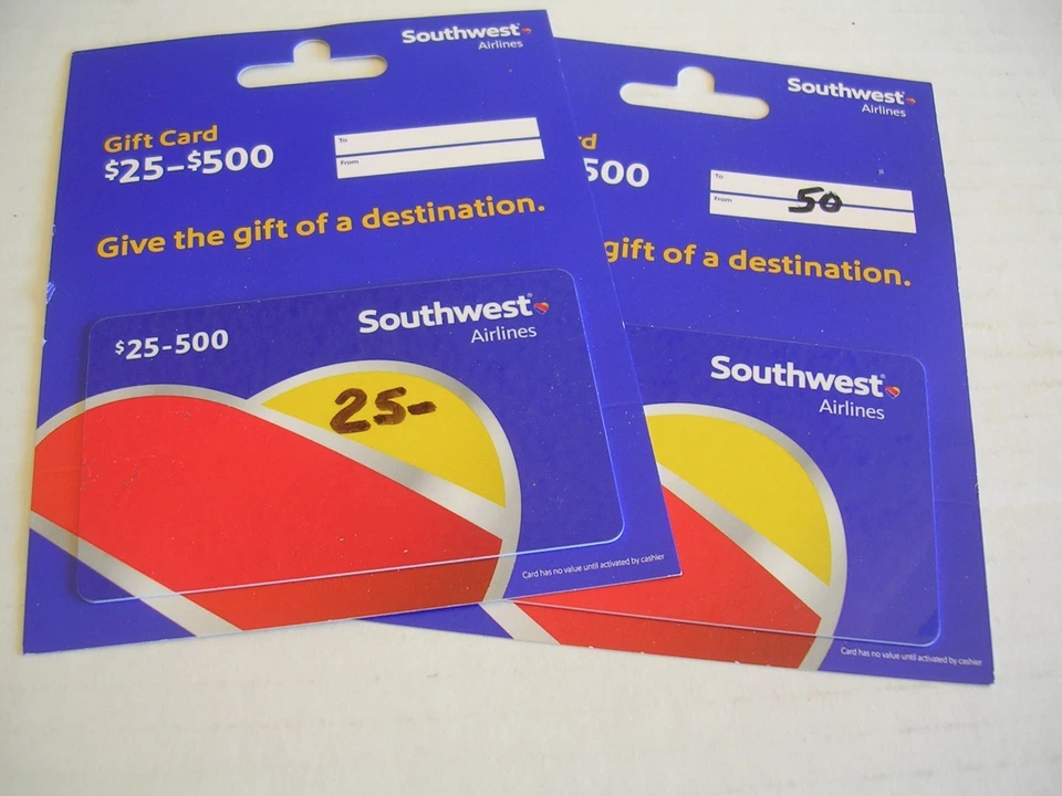 $ 75 DOLLAR SOUTHWEST AIRLINES GIFT CARD FREE DELIVERY - Image 1 of 1