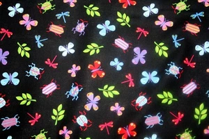 FRÖHLICHE, BUNTE UND LUSTIGE KRABBELTIERE AUS HENRY GLAS - 100% BAUMWOLLSTOFF - Bild 1 von 4