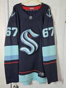 Fanatics Seattle Kraken Morgan Geekie Breakaway Home Jersey Men's Size 4XL Blue - Picture 1 of 6