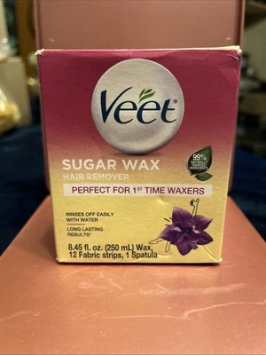 VEET Sugar Wax Hair Remover Great for 1st Time Waxers New In Box - Image 1 of 3