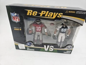 2009 NFL RE-PLAYS VERSUS Eli Manning vs. Zach Thomas NEW IN BOX Giants Cowboys - Picture 1 of 2