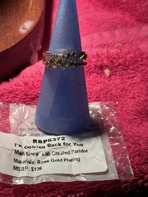 Bomb Party RBP6372 I'M Coming Back For You 23 de agosto Lc Peridoto Oro Rosa Talla 7 Foto 1 de 4