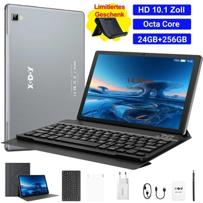 2025 Neu Gaming Tablet Android 15 24GB RAM 256GB 8-Core 8000mAh Pad PC 4G LTE 2K - Bild 1 von 4