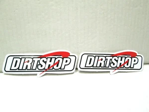 3" X 7/8" PR DIRTSHOP DIRT SHOP MOTORCYCLE DRAG RACING VINYL DECALS STICKERS - Bild 1 von 3