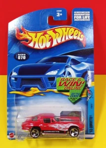2002 Hot Wheels 1963 Corvette Red #070 Collector 4/4 Sealed 1:64 Diecast Car - Picture 1 of 10