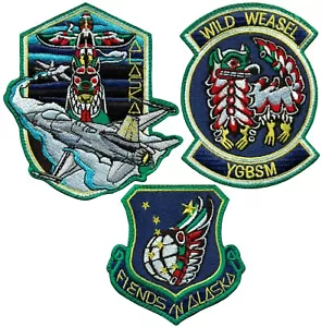USAF 36th FIGHTER SQUADRON – RED FLAG ALASKA 2024-1 PATCH – SET 2 - Picture 1 of 1