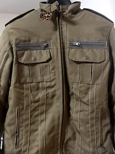 Speed and Strength Olive Motorcycle Jacket “Little Miss Dangerous” - Small - Foto 1 di 6