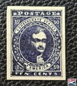 L/S 1862 Confederate States CSA-2 T. Jefferson, S. C. Upham Forgery - Picture 1 of 1